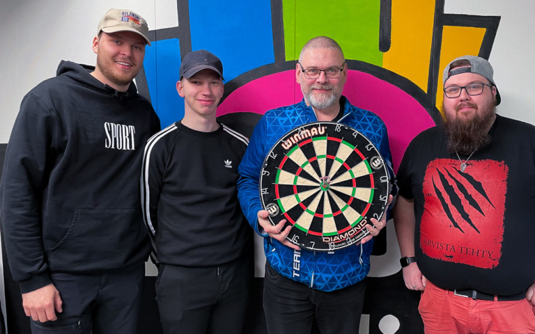 Darts on kovassa nosteessa