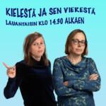 kielestä ja sen vierestä mainospohja