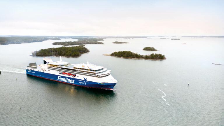 Finnlinesin uudella aluksella tekninen vika