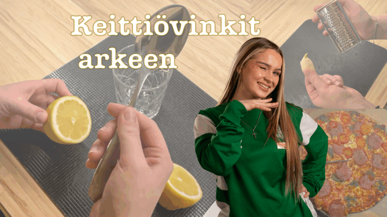 Helpota arkista ruuanlaittoasi neljällä vinkillä!