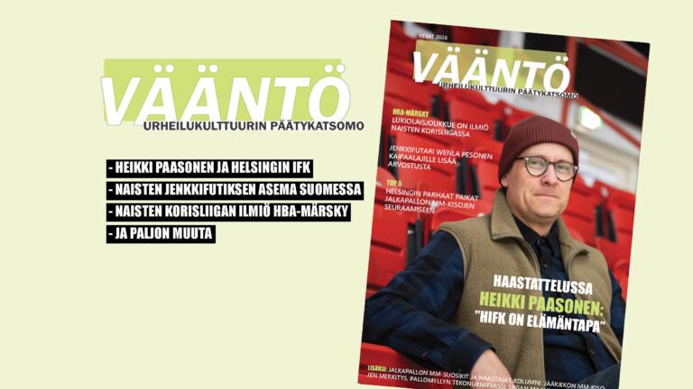 Urheilun aikakauslehti Vääntö on ilmestynyt!